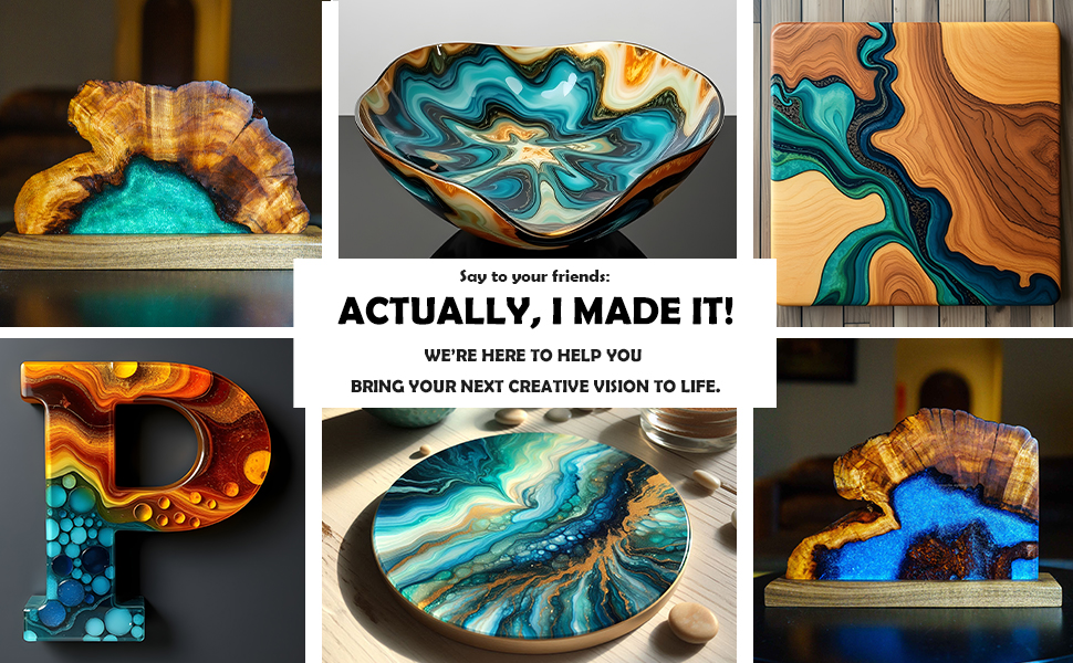 6 epoxy resin art projects ideas