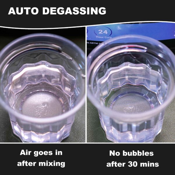 auto degassing epoxy resin