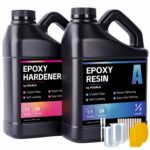 Epoxy Resin 1 Gallon Kit - Crystal Clear, Anti Yellowing, Bubble Free Art Resin Epoxy for Art, Craft, Casting, and DIY Projects