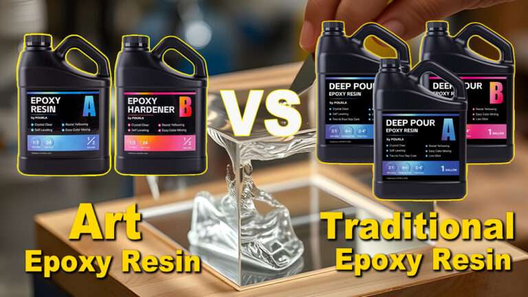 art epoxy resin versus deep pour epoxy resin