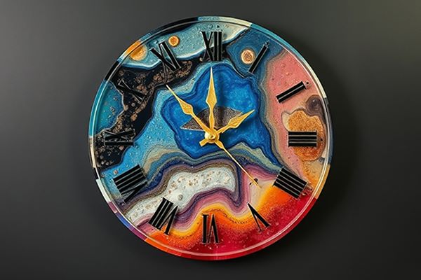 resin wall clock